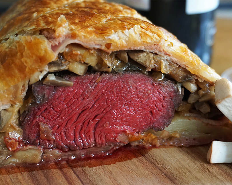 receta de solomillo wellington